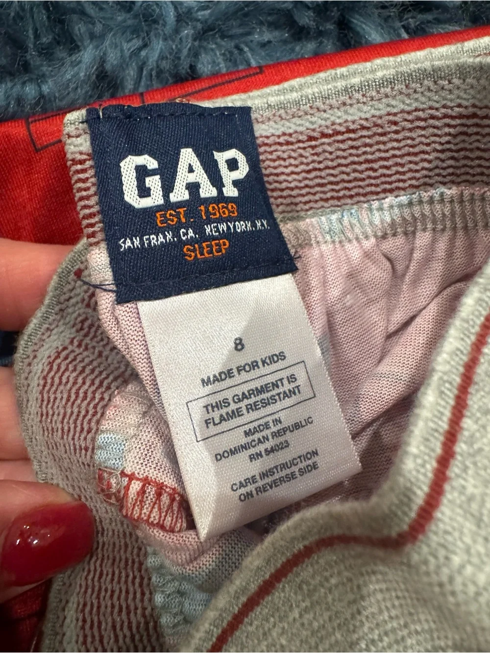 GAP kids NWT SZ 8 Basketball pajama loungewear pull on pants